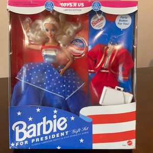 1991 Barbie for President Gift Set